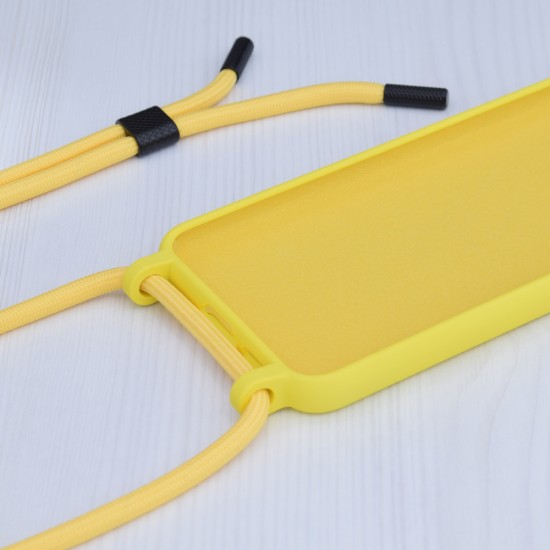 Husa pentru iPhone 14 Pro - Techsuit Crossbody Lanyard - Yellow