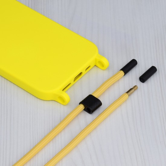 Husa pentru iPhone 14 Pro - Techsuit Crossbody Lanyard - Yellow