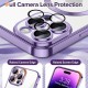 Husa pentru iPhone 14 Pro - Techsuit Luxury Crystal MagSafe - Light Purple