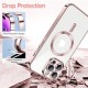 Husa pentru iPhone 14 Pro - Techsuit Luxury Crystal MagSafe - Pink