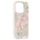 Husa pentru iPhone 14 Pro - Techsuit Marble Series - Pink Hex