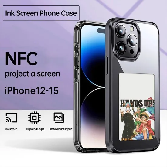 Husa pentru iPhone 14 Pro - Techsuit SmartScreen NFC - Black Husa pentru iPhone 14 Pro - Techsuit SmartScreen NFC - Black