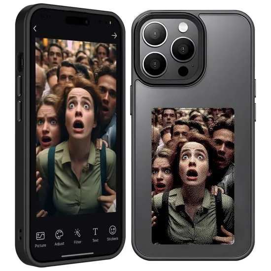 Husa pentru iPhone 14 Pro - Techsuit SmartScreen NFC - Black Husa pentru iPhone 14 Pro - Techsuit SmartScreen NFC - Black