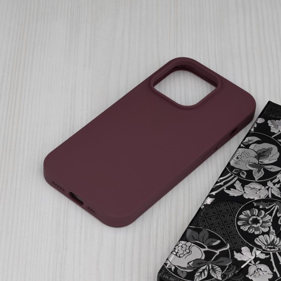 Husa pentru iPhone 14 Pro - Techsuit Soft Edge Silicone - Plum Violet