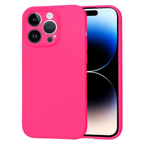 Husa pentru iPhone 14 Pro - Techsuit SoftFlex - Hot Pink