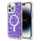 Husa pentru iPhone 14 Pro - Techsuit Sparkly Glitter MagSafe - Purple