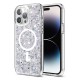 Husa pentru iPhone 14 Pro - Techsuit Sparkly Glitter MagSafe - White