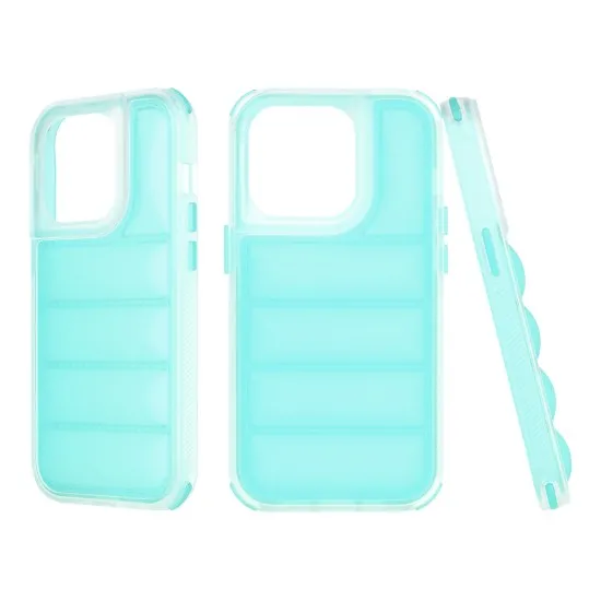 Husa pentru iPhone 14 Pro - Techsuit Wave Shield - Turquoise Husa pentru iPhone 14 Pro - Techsuit Wave Shield - Turquoise