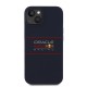 Husa pentru iPhone 14 - Red Bull Racing Silicone Horizontal Centered Logo MagSafe (RBHMP14S24SIHSRV) - Navy