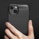 Husa pentru iPhone 14 - Techsuit Carbon Silicone - Black