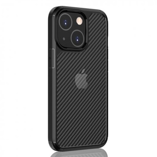 Husa pentru iPhone 14 - Techsuit CarbonFuse - Black