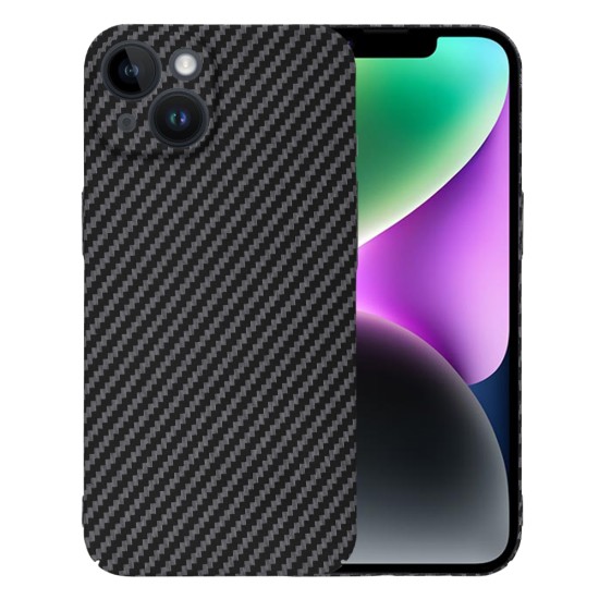 Husa pentru iPhone 14 - Techsuit Carbonite FiberShell - Black