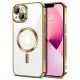 Husa pentru iPhone 14 - Techsuit Luxury Crystal MagSafe - Gold Husa pentru iPhone 14 - Techsuit Luxury Crystal MagSafe - Gold