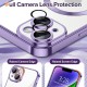 Husa pentru iPhone 14 - Techsuit Luxury Crystal MagSafe - Light Purple