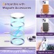 Husa pentru iPhone 14 - Techsuit Luxury Crystal MagSafe - Light Purple