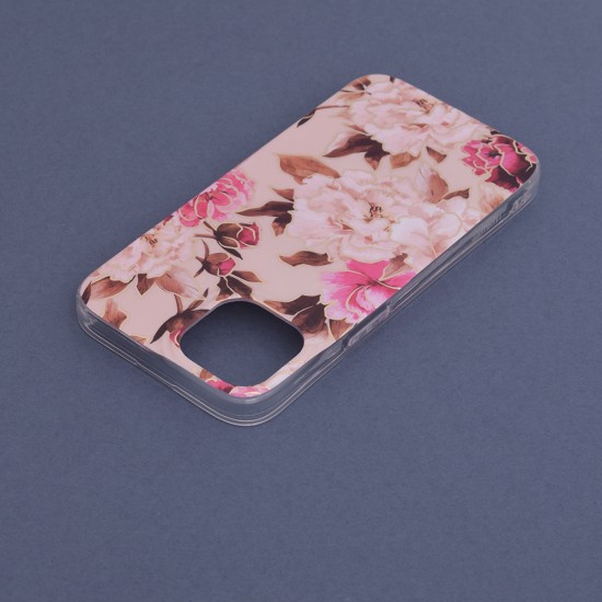 Husa pentru iPhone 14 - Techsuit Marble Series - Mary Berry Nude