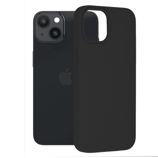 Husa pentru iPhone 14 - Techsuit Soft Edge Silicone - Black