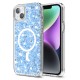 Husa pentru iPhone 14 - Techsuit Sparkly Glitter MagSafe - Blue