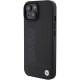 Husa pentru iPhone 15 - BMW Natural Leather Hot Stamp (BMHCP15SSLLBK) - Black