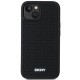 Husa pentru iPhone 15 - DKNY Hardcase 3D Rubber Repeat Pattern (DKHCP15S3DRPWK) - Black