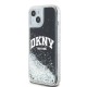 Husa pentru iPhone 15 - DKNY Hardcase Liquid Glitter Big Logo (DKHCP15SLBNAEK) - Black