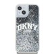 Husa pentru iPhone 15 - DKNY Hardcase Liquid Glitter Big Logo (DKHCP15SLBNAEK) - Black