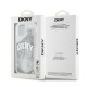 Husa pentru iPhone 15 - DKNY Hardcase Liquid Glitter Big Logo (DKHCP15SLBNAET) - White