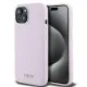 Husa pentru iPhone 15 - DKNY Hardcase Liquid Silicone Small Metal Logo MagSafe (DKHMP15SSMCHLP) - Pink Husa pentru iPhone 15 - DKNY Hardcase Liquid Silicone Small Metal Logo MagSafe (DKHMP15SSMCHLP) - Pink