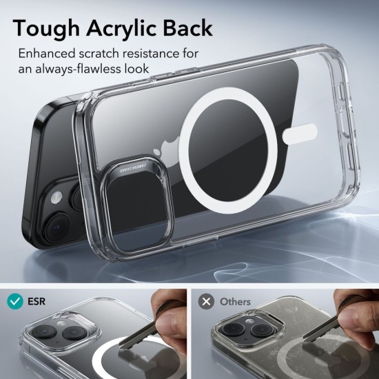 Husa pentru iPhone 15 - ESR Classic Hybrid HaloLock - Clear