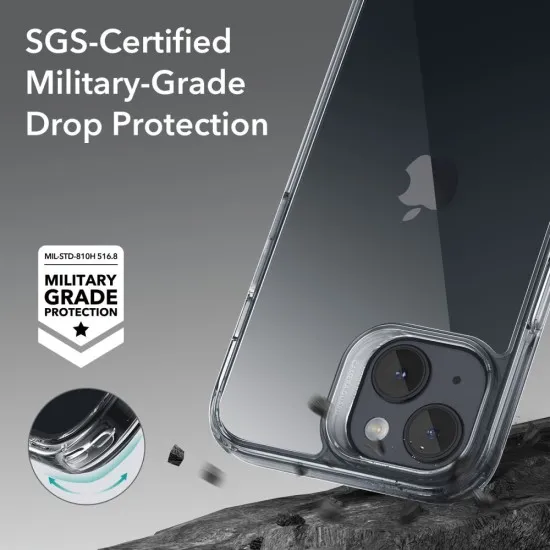 Husa pentru iPhone 15 - ESR Ice Shield - Clear Husa pentru iPhone 15 - ESR Ice Shield - Clear