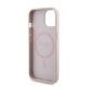 Husa pentru iPhone 15 - Guess Hardcase Powerbank MagSafe (GUBPM5P15S4GEMGP) - Pink