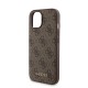 Husa pentru iPhone 15 - Guess Hardcase Powerbank MagSafe (GUBPM5P15S4GEMGW) - Brown