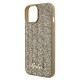 Husa pentru iPhone 15 / iPhone 14 / iPhone 13 - Disco Metal Script (GUHCP15SPMSDGSD) - Gold