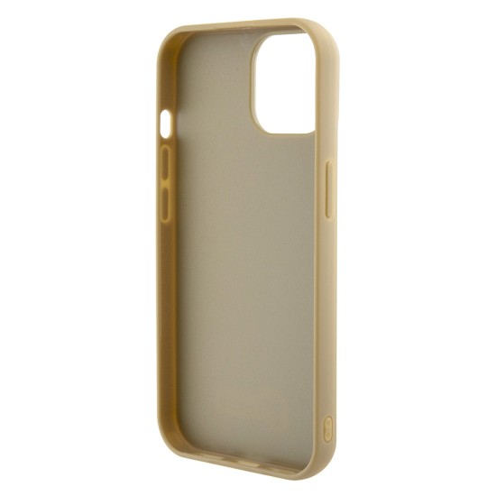 Husa pentru iPhone 15 / iPhone 14 / iPhone 13 - Disco Metal Script (GUHCP15SPMSDGSD) - Gold