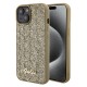 Husa pentru iPhone 15 / iPhone 14 / iPhone 13 - Disco Metal Script (GUHCP15SPMSDGSD) - Gold