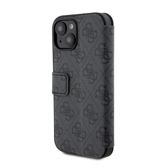 Husa pentru iPhone 15 / iPhone 14 / iPhone 13 - Guess Book 4G (GUBKP15S4GMGGR) - Grey Husa pentru iPhone 15 / iPhone 14 / iPhone 13 - Guess Book 4G (GUBKP15S4GMGGR) - Grey