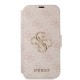 Husa pentru iPhone 15 / iPhone 14 / iPhone 13 - Guess Book 4G (GUBKP15S4GMGPI) - Pink