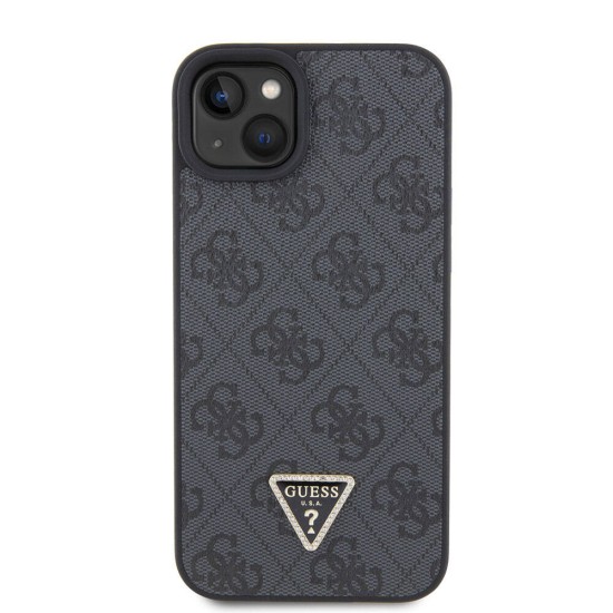 Husa pentru iPhone 15 / iPhone 14 / iPhone 13 - Guess Crossbody 4G Metal Logo (GUHCP15SP4TDSCPK) - Black