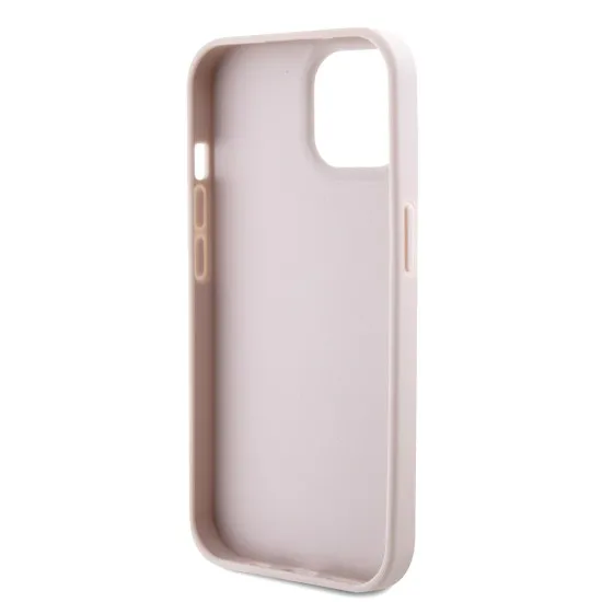 Husa pentru iPhone 15 / iPhone 14 / iPhone 13 - Guess Crossbody 4G Metal Logo (GUHCP15SP4TDSCPP) - Pink Husa pentru iPhone 15 / iPhone 14 / iPhone 13 - Guess Crossbody 4G Metal Logo (GUHCP15SP4TDSCPP) - Pink