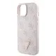 Husa pentru iPhone 15 / iPhone 14 / iPhone 13 - Guess Crossbody 4G Metal Logo (GUHCP15SP4TDSCPP) - Pink Husa pentru iPhone 15 / iPhone 14 / iPhone 13 - Guess Crossbody 4G Metal Logo (GUHCP15SP4TDSCPP) - Pink