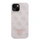 Husa pentru iPhone 15 / iPhone 14 / iPhone 13 - Guess Crossbody 4G Metal Logo (GUHCP15SP4TDSCPP) - Pink Husa pentru iPhone 15 / iPhone 14 / iPhone 13 - Guess Crossbody 4G Metal Logo (GUHCP15SP4TDSCPP) - Pink