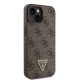 Husa pentru iPhone 15 / iPhone 14 / iPhone 13 - Guess Crossbody 4G Metal Logo (GUHCP15SP4TDSCPW) - Brown