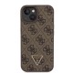 Husa pentru iPhone 15 / iPhone 14 / iPhone 13 - Guess Crossbody 4G Metal Logo (GUHCP15SP4TDSCPW) - Brown