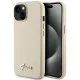 Husa pentru iPhone 15 / iPhone 14 / iPhone 13 - Guess Glitter Glossy Script (GUHCP15SPGMCSD) - Sparkle Beige Husa pentru iPhone 15 / iPhone 14 / iPhone 13 - Guess Glitter Glossy Script (GUHCP15SPGMCSD) - Sparkle Beige
