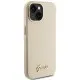 Husa pentru iPhone 15 / iPhone 14 / iPhone 13 - Guess Glitter Glossy Script (GUHCP15SPGMCSD) - Sparkle Beige Husa pentru iPhone 15 / iPhone 14 / iPhone 13 - Guess Glitter Glossy Script (GUHCP15SPGMCSD) - Sparkle Beige
