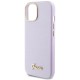 Husa pentru iPhone 15 / iPhone 14 / iPhone 13 - Guess Glitter Glossy Script (GUHCP15SPGMCSL) - Light Purple