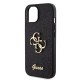 Husa pentru iPhone 15 / iPhone 14 / iPhone 13 - Guess Glitter Script Big 4G (GUHCP15SHG4SGK) - Black