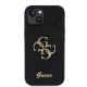 Husa pentru iPhone 15 / iPhone 14 / iPhone 13 - Guess Glitter Script Big 4G (GUHCP15SHG4SGK) - Black