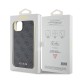 Husa pentru iPhone 15 / iPhone 14 / iPhone 13 - Guess Hardcase 4G Charms Collection (GUHCP15SGF4GGR) - Grey