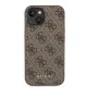 Husa pentru iPhone 15 / iPhone 14 / iPhone 13 - Guess Hardcase 4G Metal Gold Logo (GUHCP15SG4GFBR) - Brown Husa pentru iPhone 15 / iPhone 14 / iPhone 13 - Guess Hardcase 4G Metal Gold Logo (GUHCP15SG4GFBR) - Brown